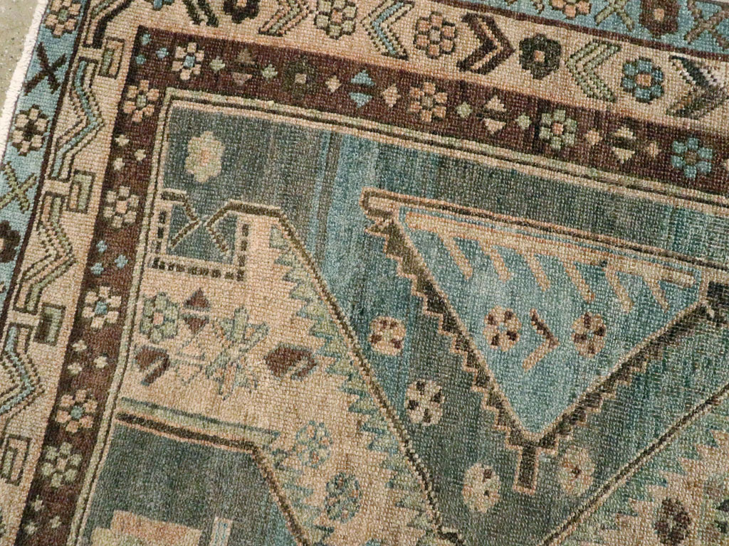 Antique Persian Kurdish Bidjar Rug, No.22710 - Staging
