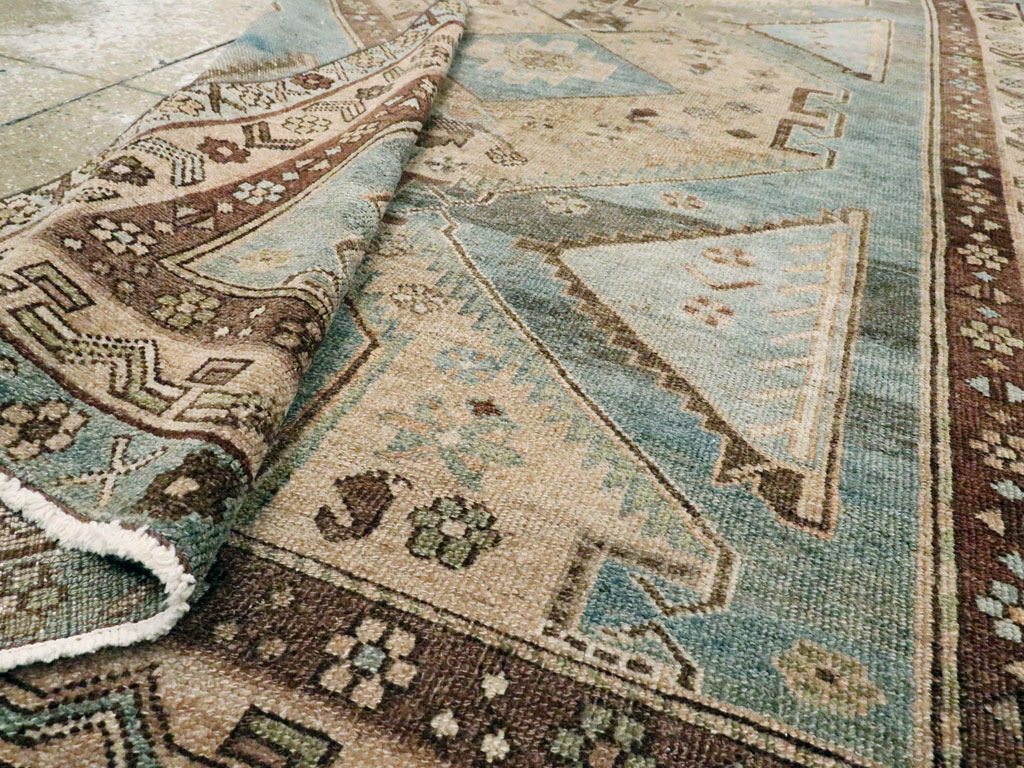 Antique Persian Kurdish Bidjar Rug, No.22710 - Staging