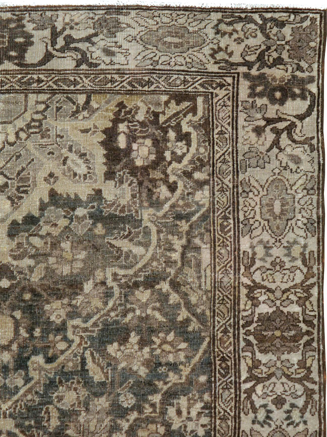 Antique Persian Bakhtiari Rug, No.22712 - Staging