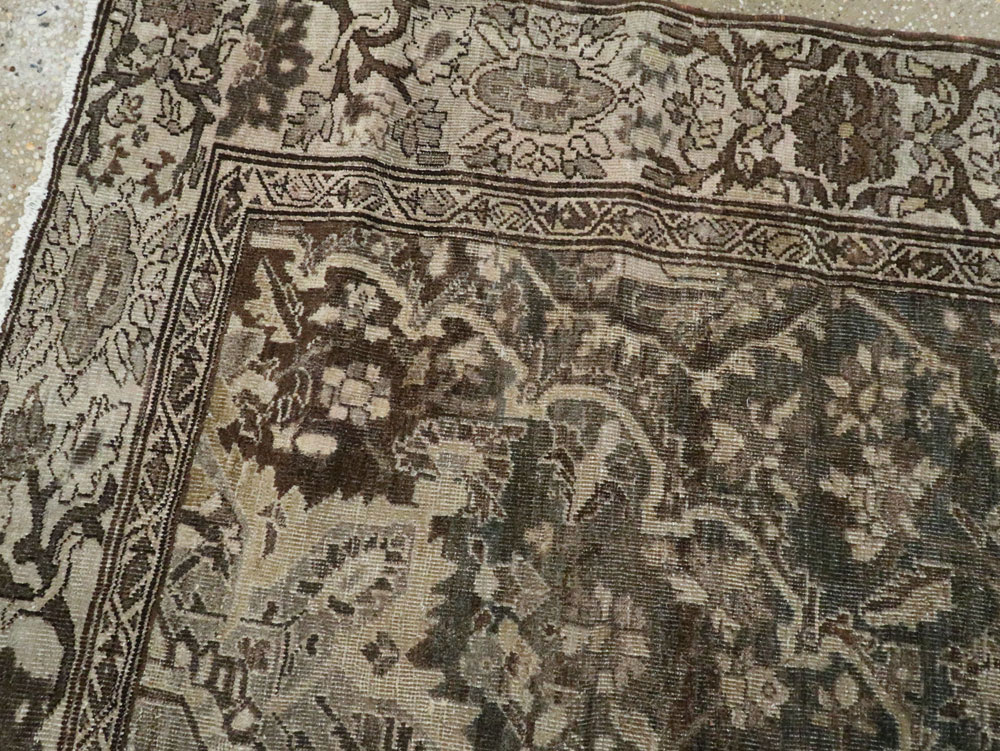 Antique Persian Bakhtiari Rug, No.22712 - Staging