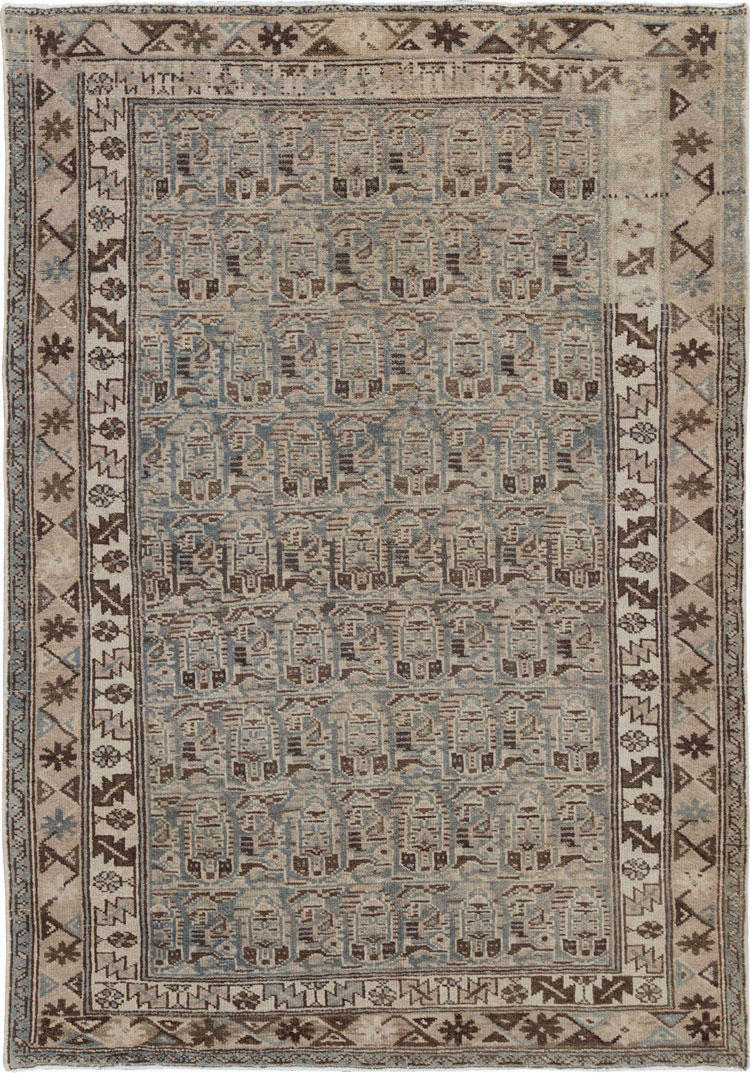 Vintage Persian Malayer Rug, No.22715 - Staging