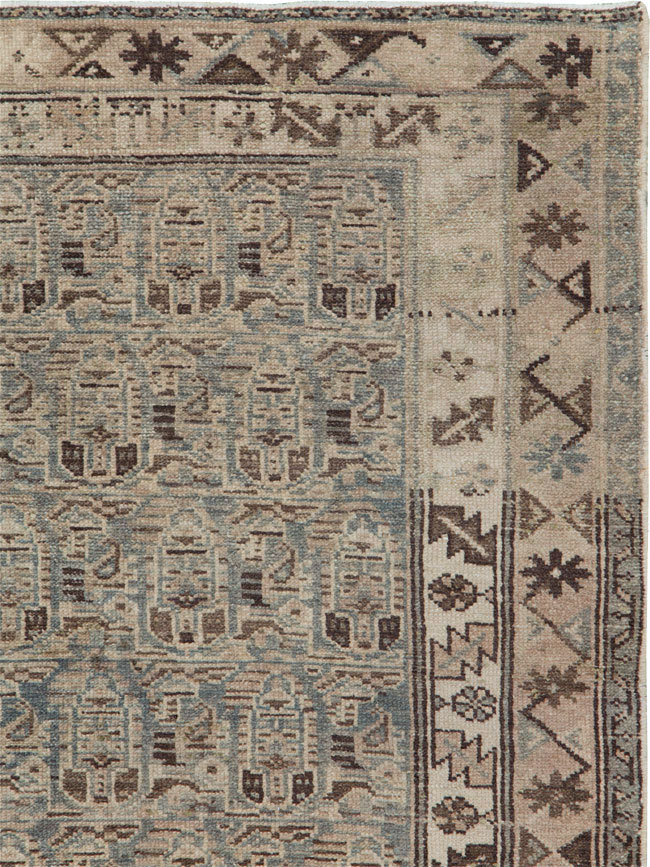 Vintage Persian Malayer Rug, No.22715 - Staging