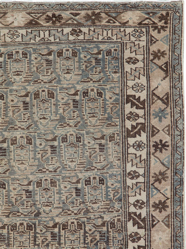 Vintage Persian Malayer Rug, No.22715 - Staging