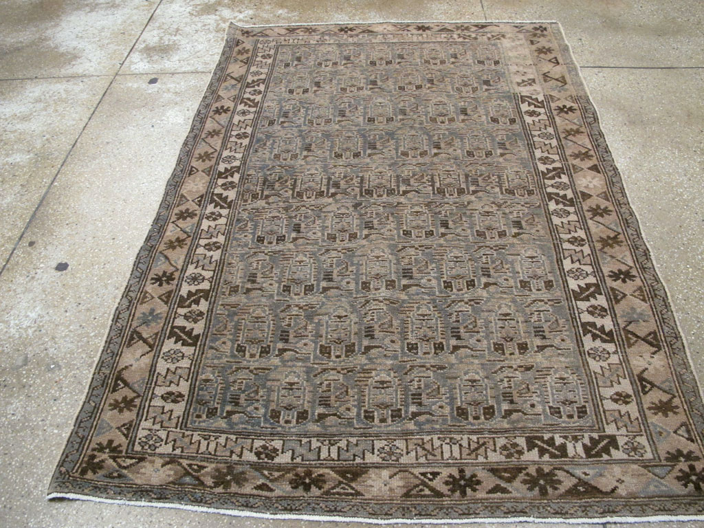 Vintage Persian Malayer Rug, No.22715 - Staging
