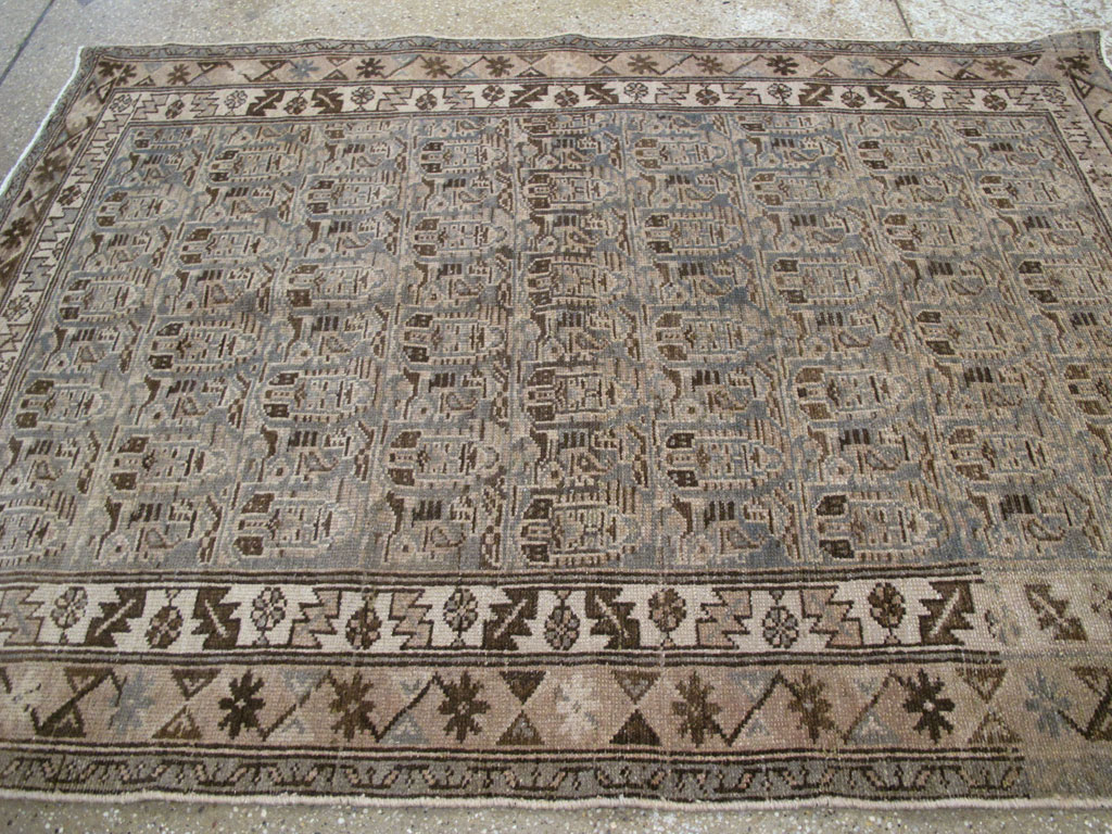 Vintage Persian Malayer Rug, No.22715 - Staging