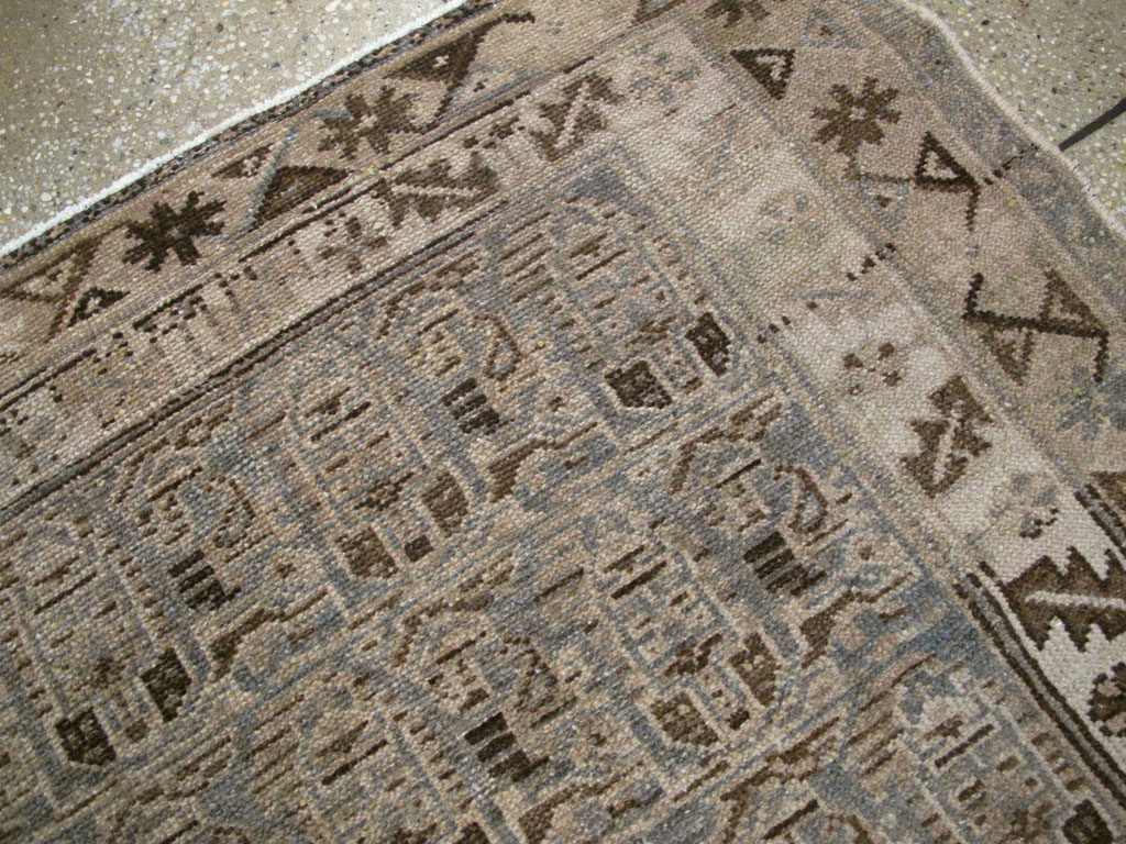 Vintage Persian Malayer Rug, No.22715 - Staging