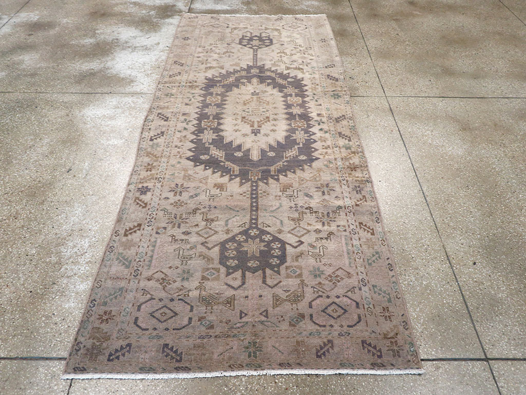 Vintage Persian Malayer Gallery Rug, No.22718 - Staging