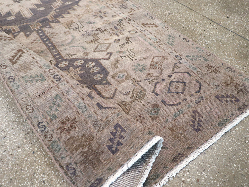 Vintage Persian Malayer Gallery Rug, No.22718 - Staging