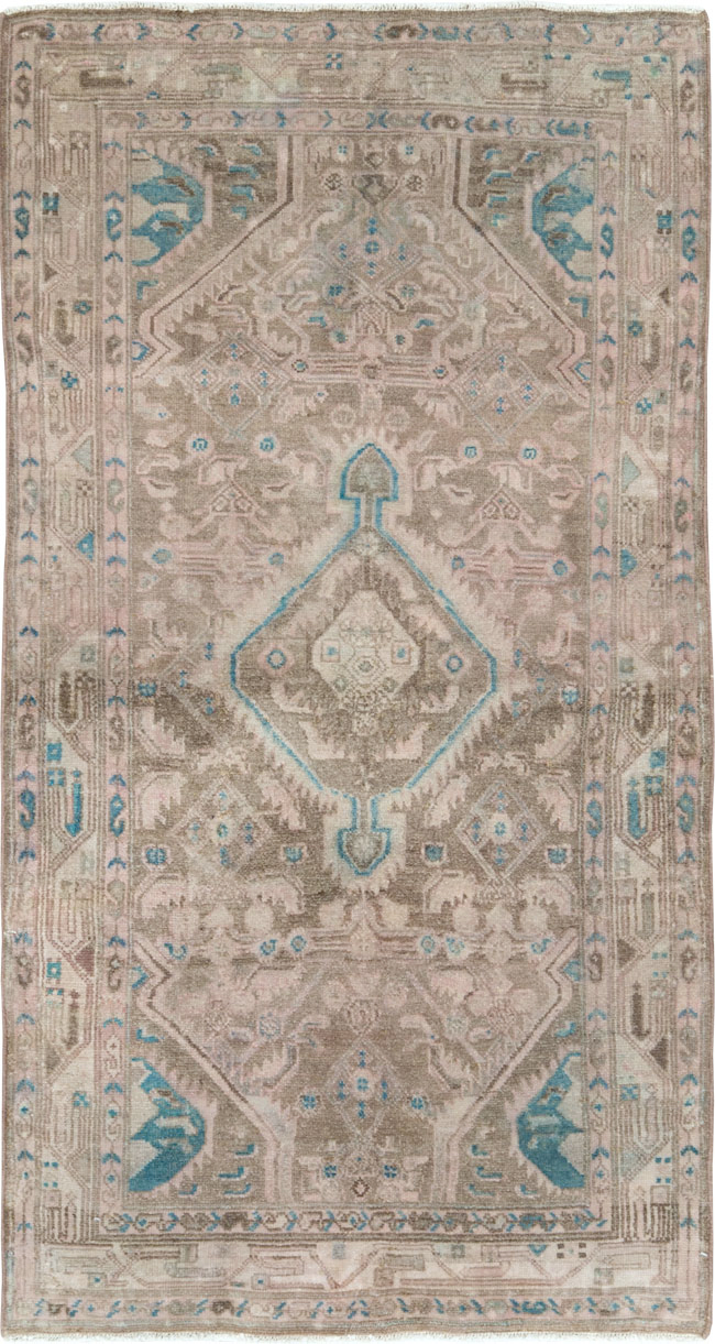 Vintage Persian Malayer Rug, No.22729 - Staging
