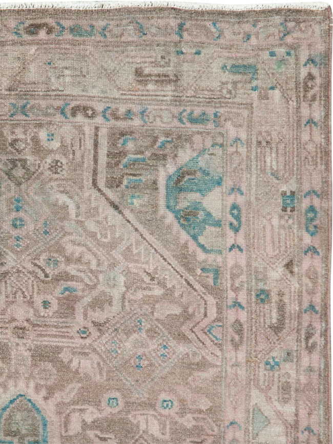 Vintage Persian Malayer Rug, No.22729 - Staging