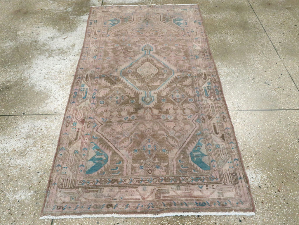 Vintage Persian Malayer Rug, No.22729 - Staging
