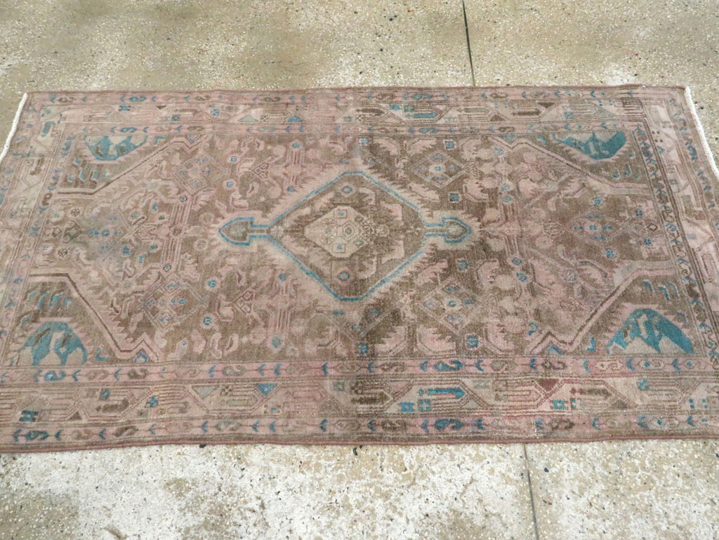 Vintage Persian Malayer Rug, No.22729 - Staging