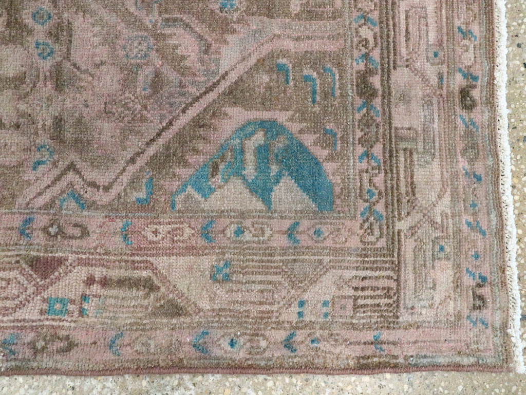 Vintage Persian Malayer Rug, No.22729 - Staging