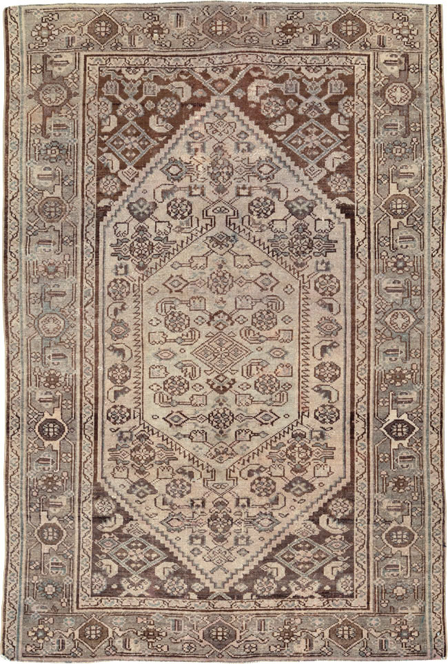 Antique Persian Malayer Rug, No.22735 - Staging