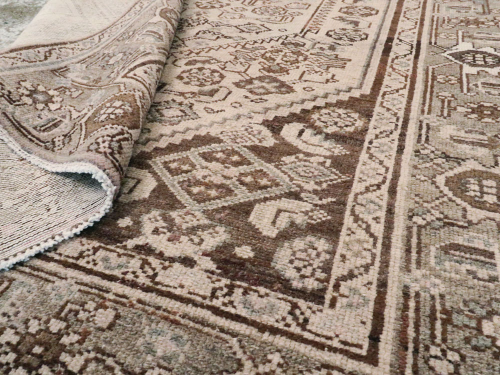 Antique Persian Malayer Rug, No.22735 - Staging