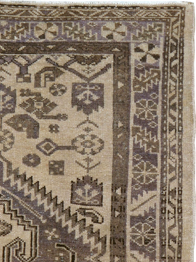 Vintage Persian Malayer Rug, No.22737 - Staging