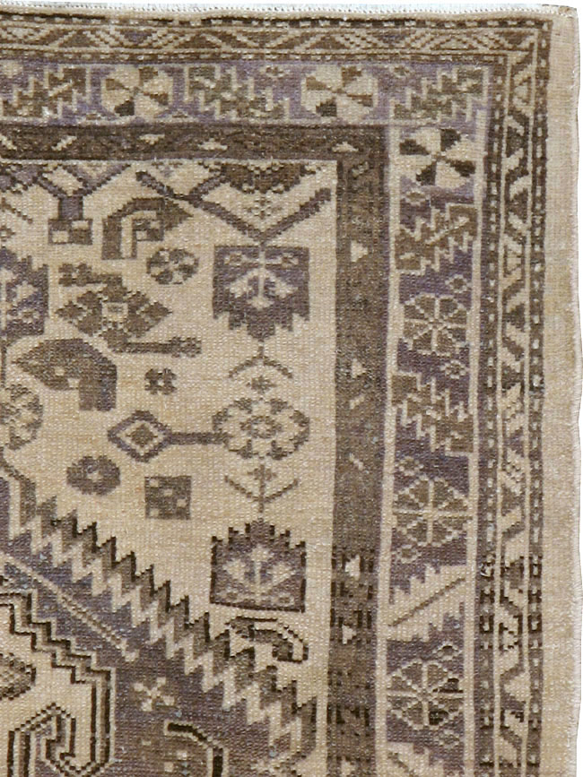Vintage Persian Malayer Rug, No.22737 - Staging