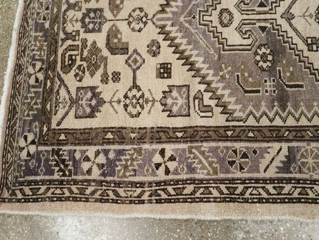 Vintage Persian Malayer Rug, No.22737 - Staging