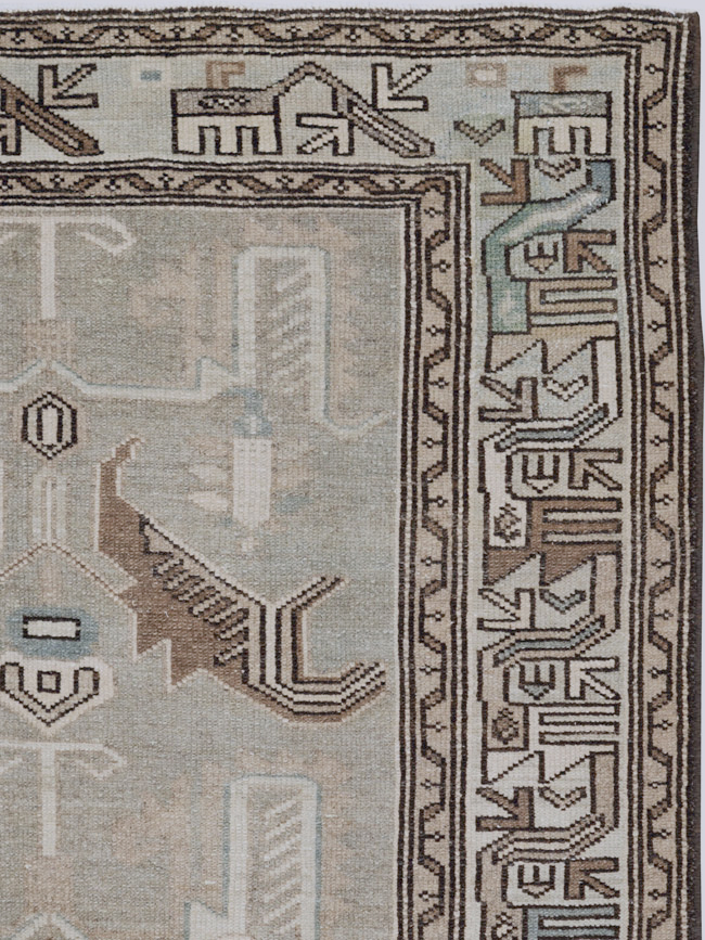 Vintage Persian Malayer Rug, No.22738 - Staging