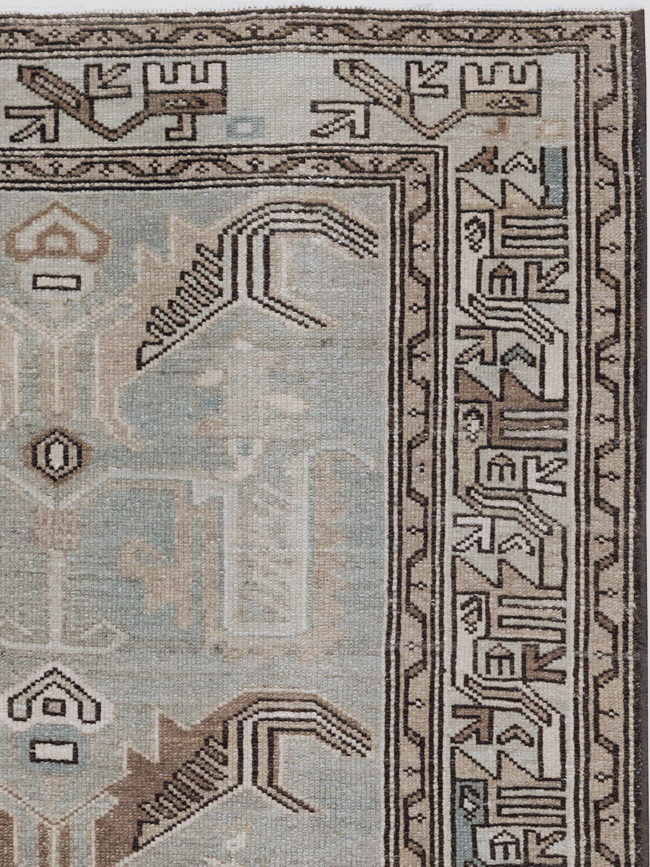 Vintage Persian Malayer Rug, No.22738 - Staging