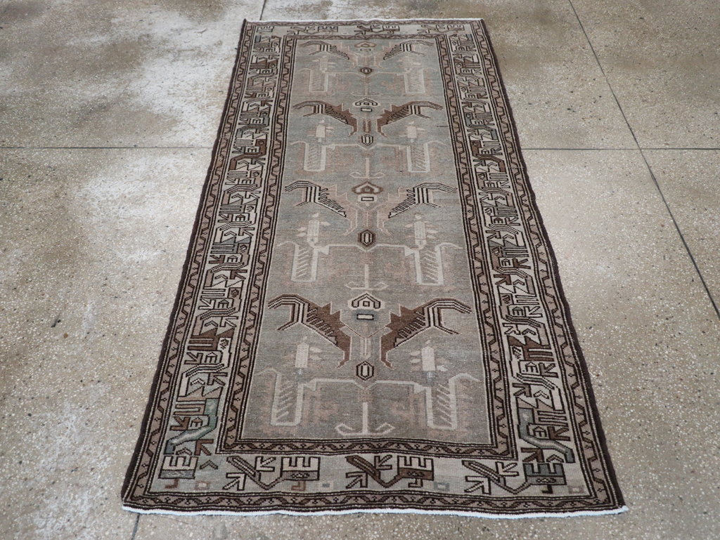 Vintage Persian Malayer Rug, No.22738 - Staging