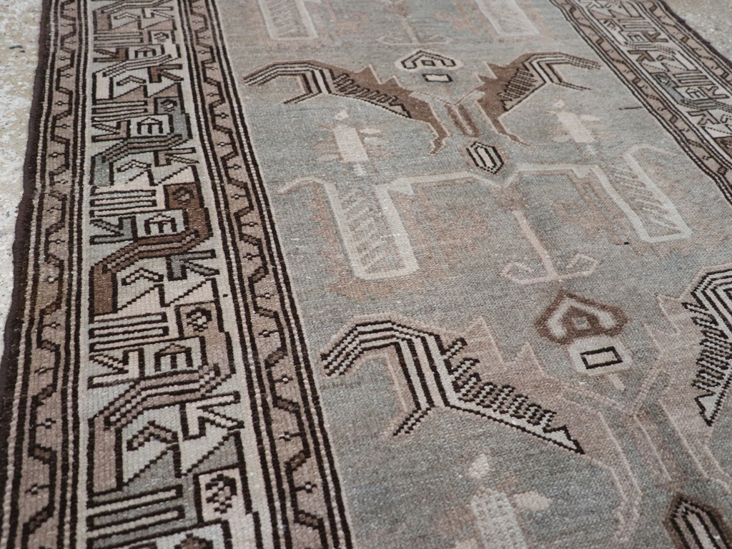 Vintage Persian Malayer Rug, No.22738 - Staging