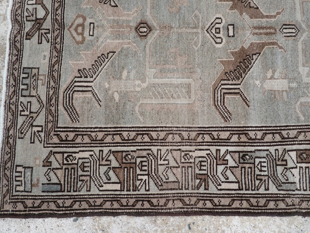 Vintage Persian Malayer Rug, No.22738 - Staging