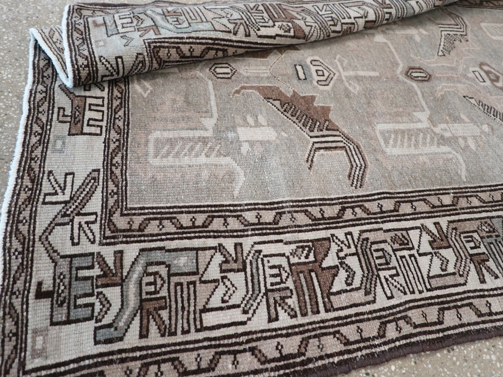 Vintage Persian Malayer Rug, No.22738 - Staging