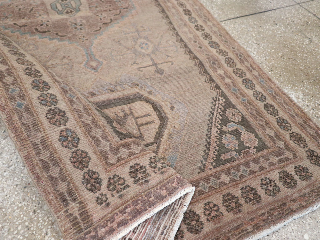 Vintage Persian Malayer Accent Rug, No.22739 - Staging