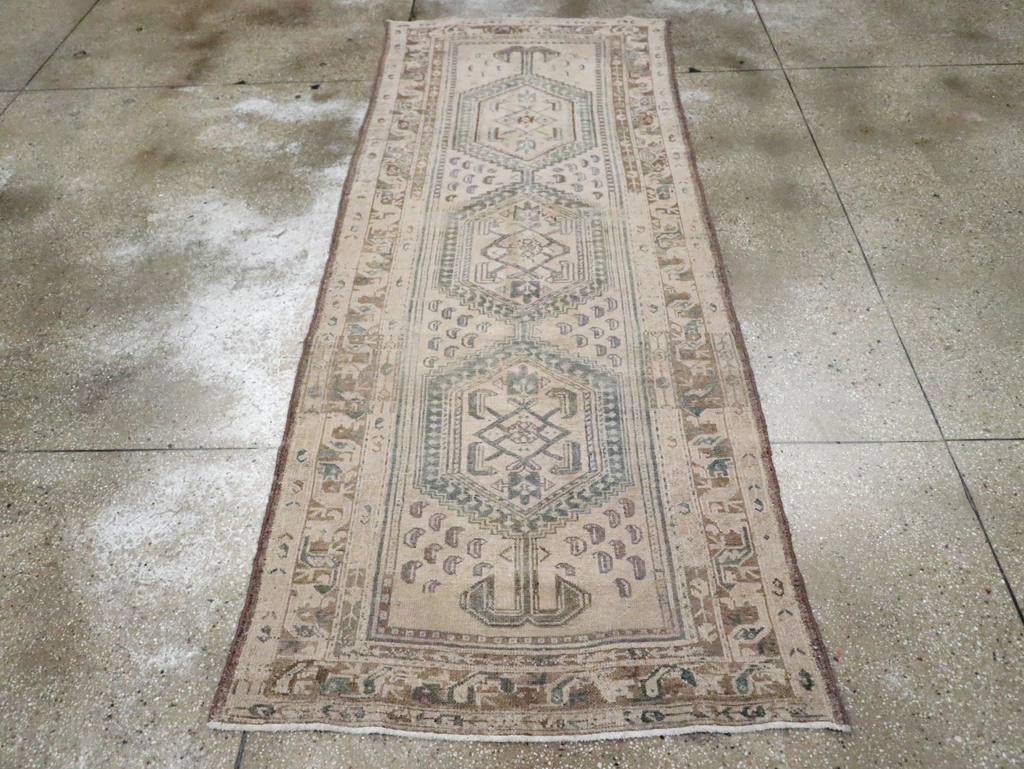 Vintage Persian Malayer Runner, No.22744 - Staging