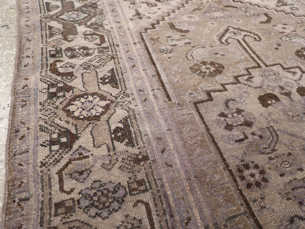 Vintage Persian Malayer Accent Rug, No.22749 - Staging