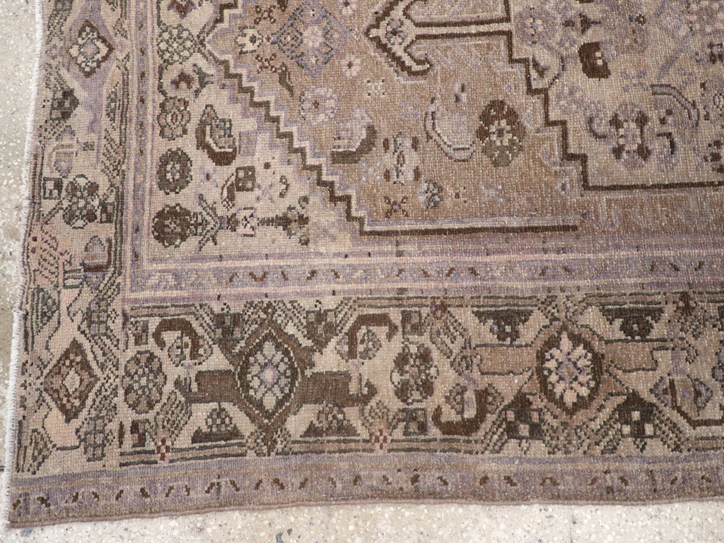 Vintage Persian Malayer Accent Rug, No.22749 - Staging