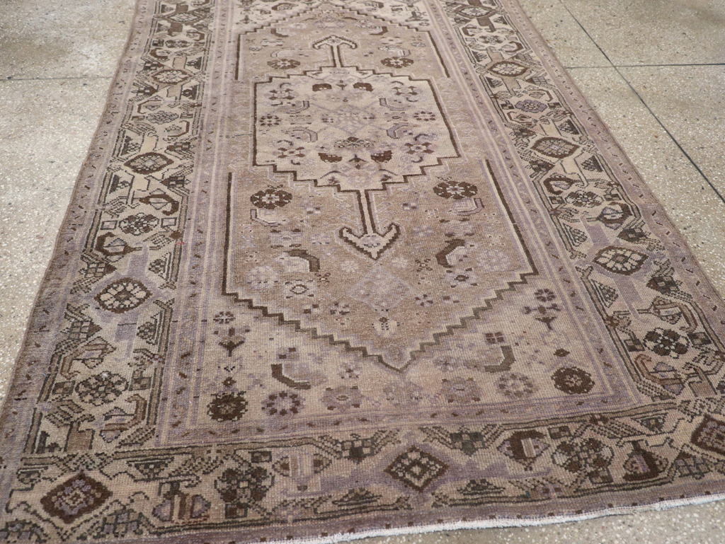 Vintage Persian Malayer Accent Rug, No.22749 - Staging