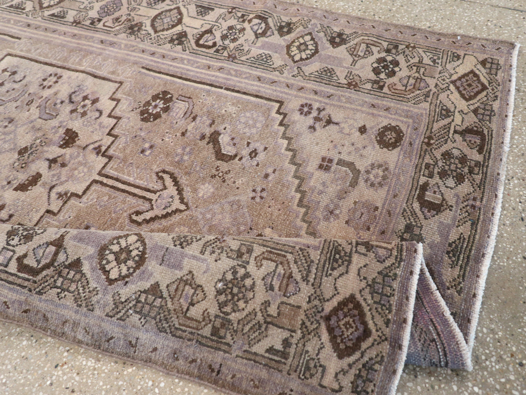 Vintage Persian Malayer Accent Rug, No.22749 - Staging