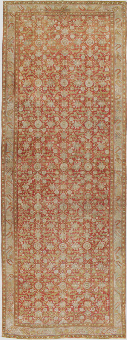 Antique Persian Malayer Gallery Rug, No.22750 - Staging