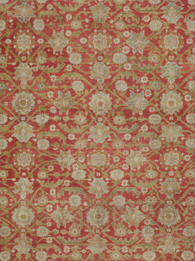 Antique Persian Malayer Gallery Rug, No.22750 - Staging