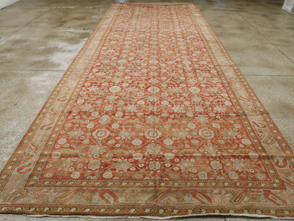 Antique Persian Malayer Gallery Rug, No.22750 - Staging