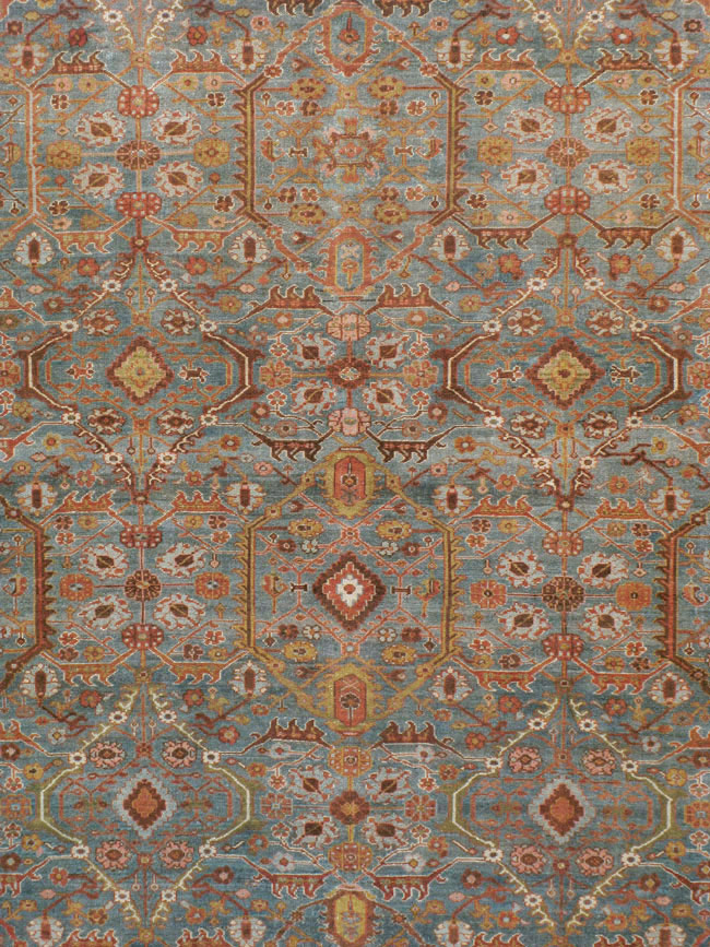 Antique Persian Malayer Carpet, No.22752 - Staging