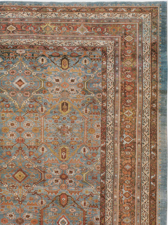 Antique Persian Malayer Carpet, No.22752 - Staging