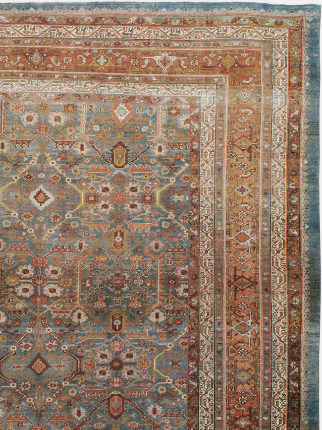 Antique Persian Malayer Carpet, No.22752 - Staging