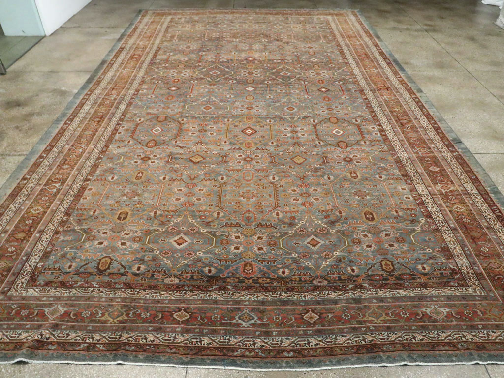 Antique Persian Malayer Carpet, No.22752 - Staging