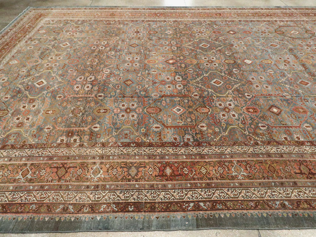 Antique Persian Malayer Carpet, No.22752 - Staging