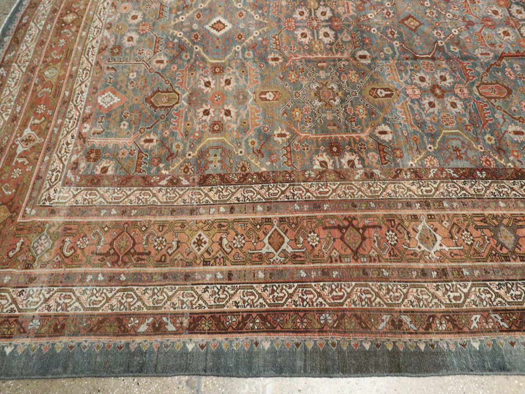 Antique Persian Malayer Carpet, No.22752 - Staging