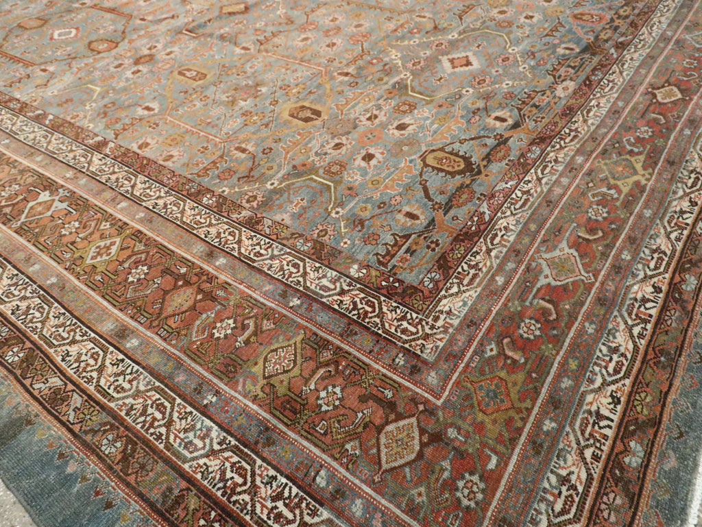 Antique Persian Malayer Carpet, No.22752 - Staging
