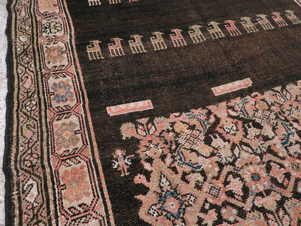 Antique Persian Kurdish Rug, No.22754 - Staging