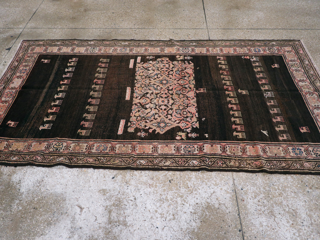 Antique Persian Kurdish Rug, No.22754 - Staging