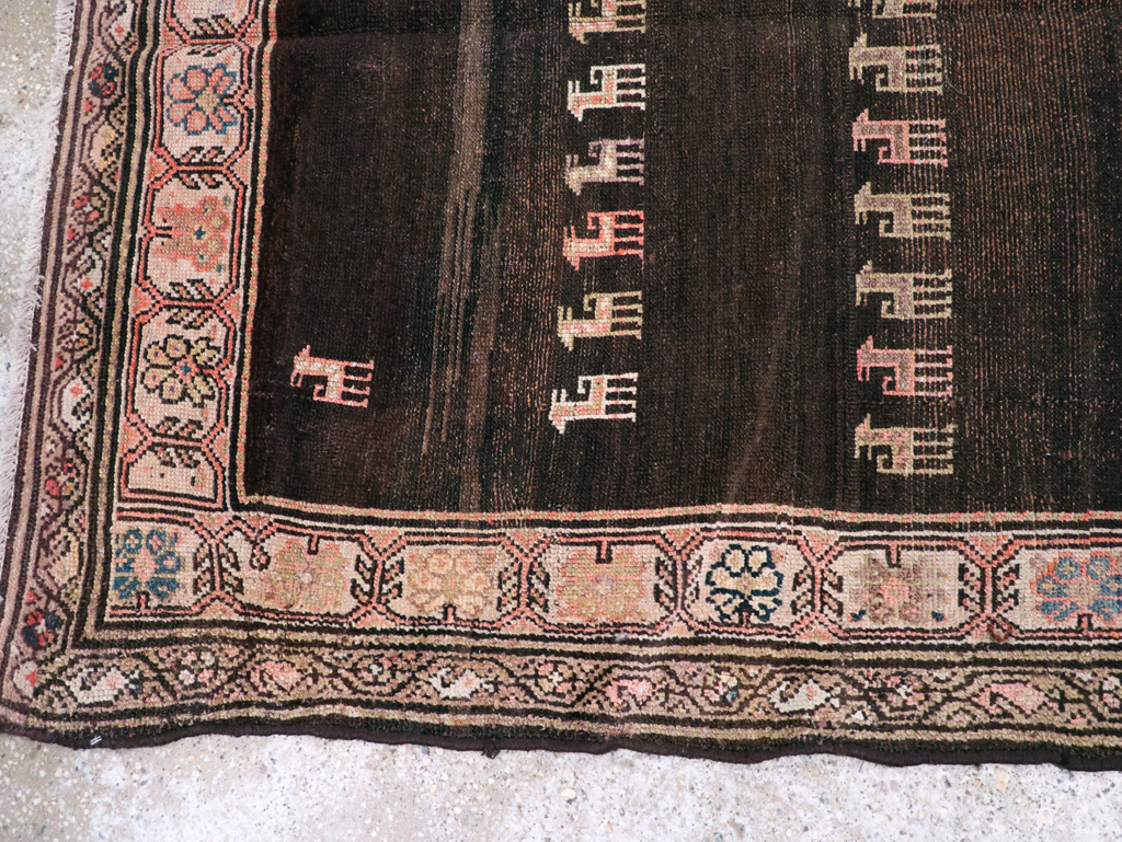 Antique Persian Kurdish Rug, No.22754 - Staging