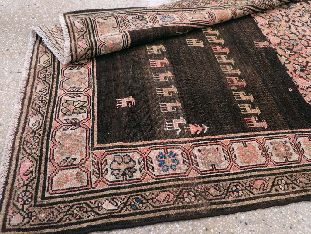 Antique Persian Kurdish Rug, No.22754 - Staging