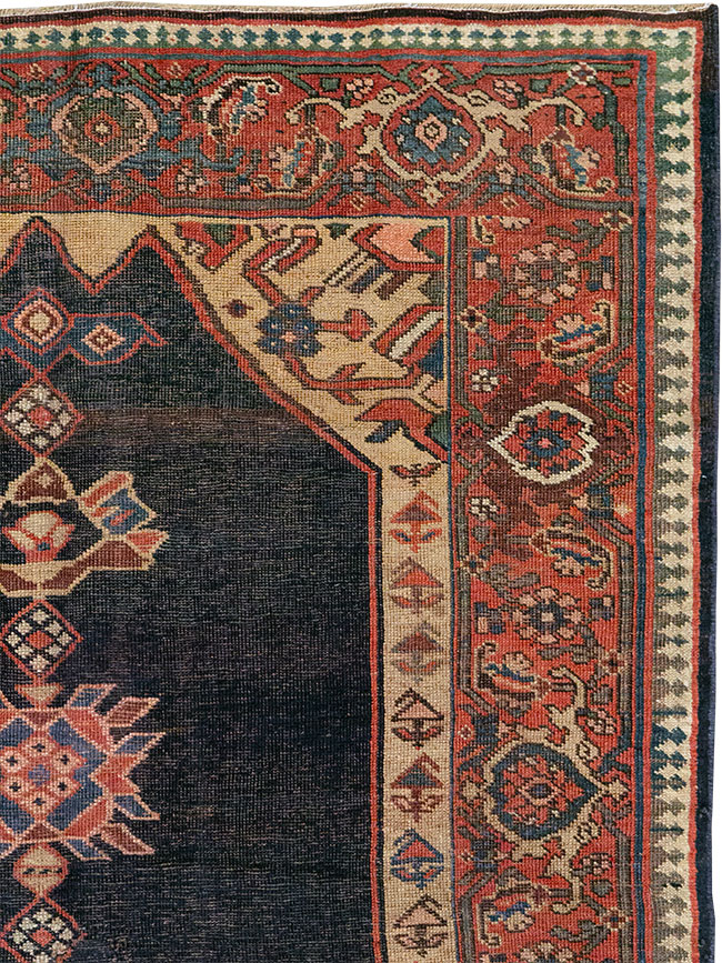 Antique Persian Bidjar Rug, No.22755 - Staging