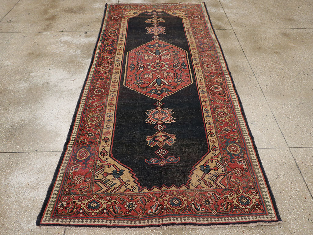 Antique Persian Bidjar Rug, No.22755 - Staging